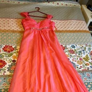 Coral Prom Dress